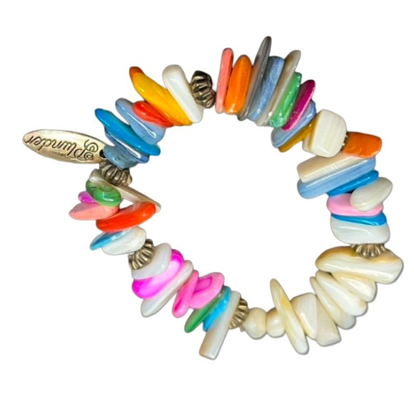 Girly Retro Candy Glass Bead Indie Y2K Kidcore Festival Barbie Coastal Bracelet - Picture 4 of 8